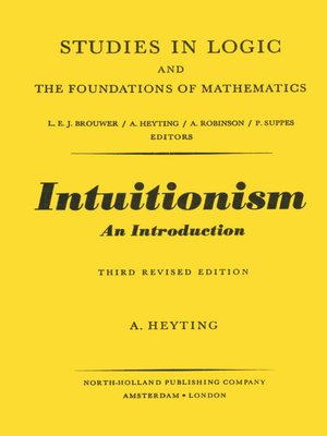 cover image of Studies in Logic and the Foundations of Mathematics, Volume 41